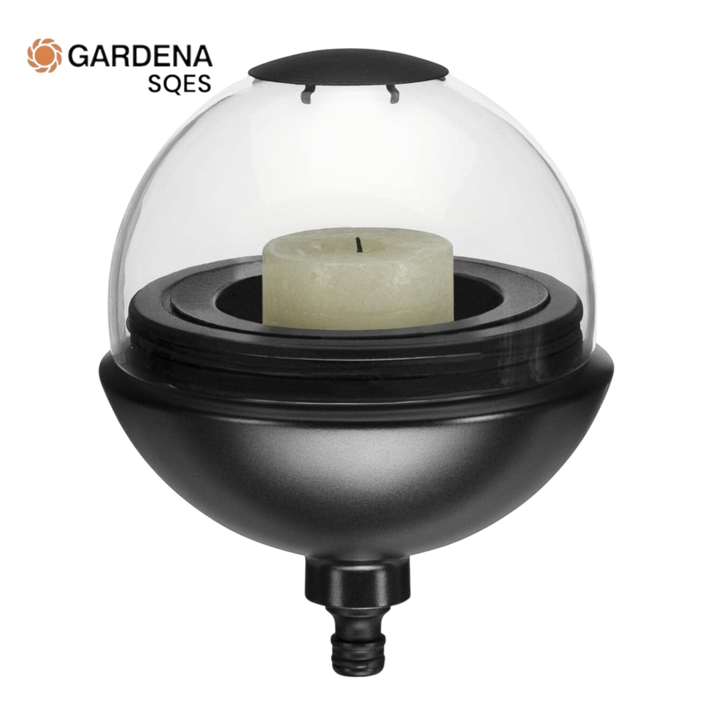 Lampe à Vent ClickUp GARDENA Réf. 11430-20 — Lanterne Décorative, Flamme Protégée du Vent, Ambiance Balcon Terrasse Jardin | SQES Tunisie
