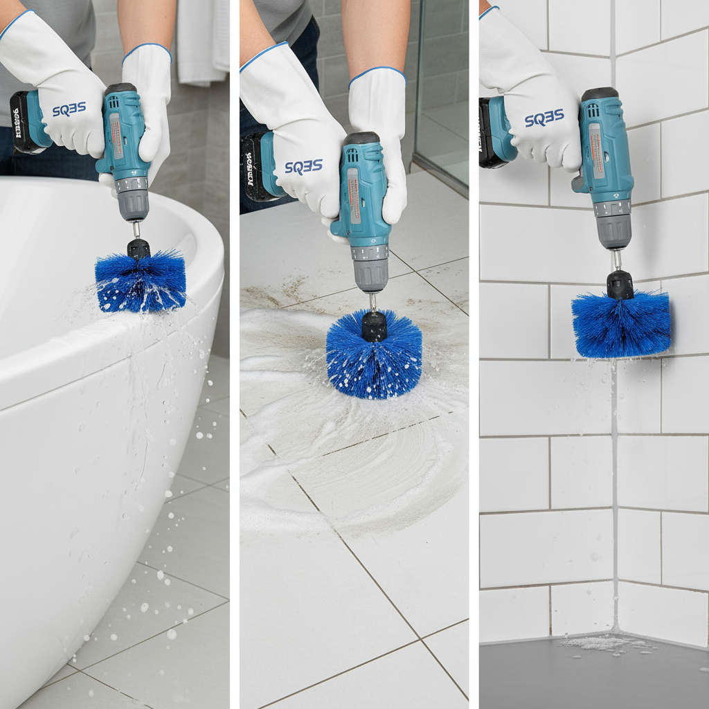 Les 3 brosses en action