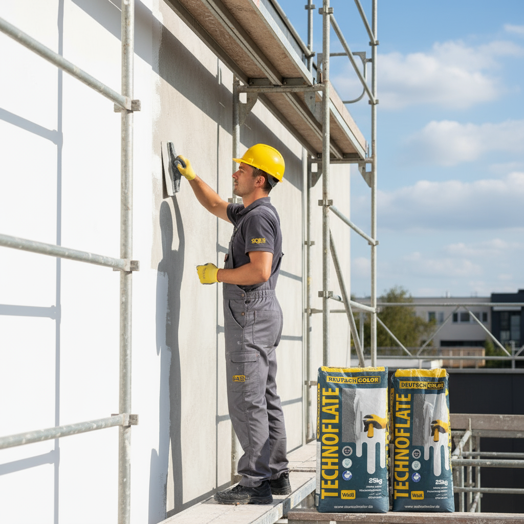 Lissage façade avec TECHNOFLATE