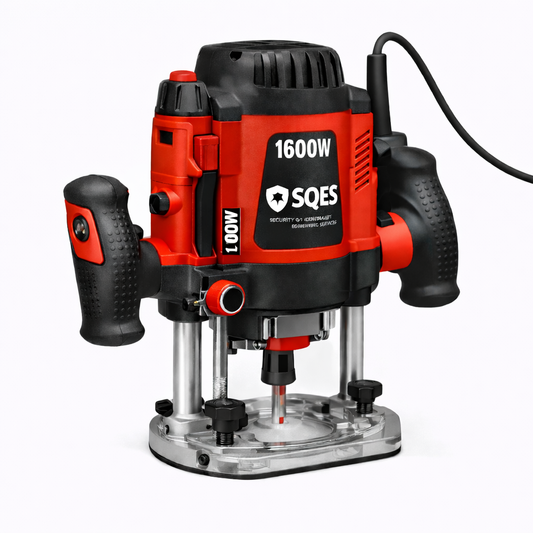 Location de défonceuse 1600W professionnelle pour fraisage et menuiserie en Tunisie | SQES