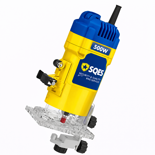 Location de défonceuse 500W professionnelle pour fraisage et menuiserie en Tunisie | SQES