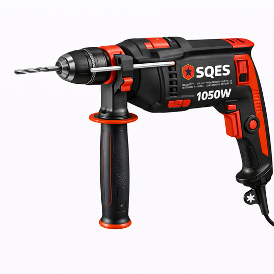 Perceuse à percussion filaire 1050W mandrin auto-serrant 16mm rotation réversible – Location à la journée | SQES Tunisie
