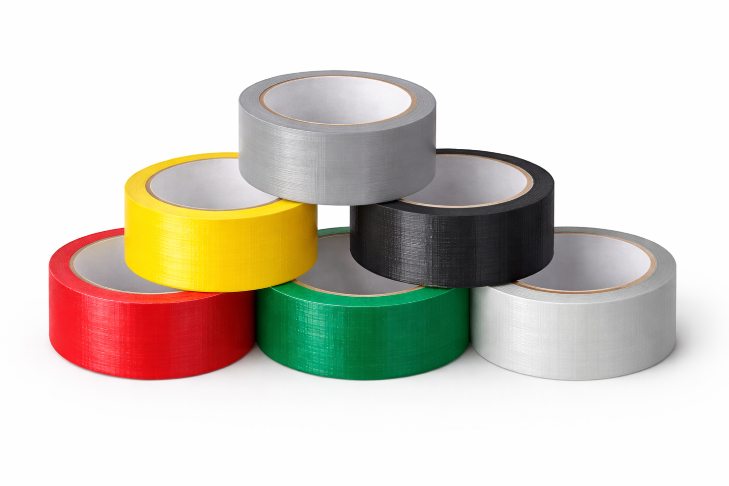 Lot de 6 rubans gaffeur toile américaine Boss Tape 10m – étanche multiusage, scène, événementiel, bricolage et réparations
