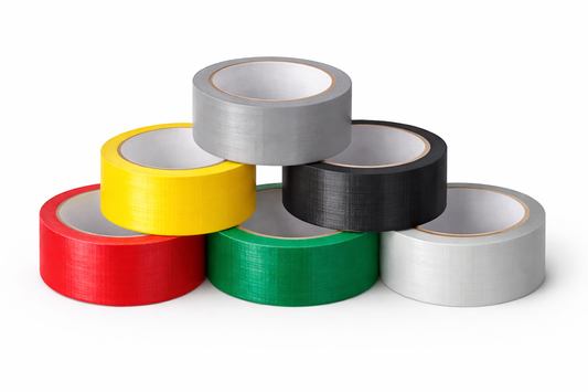 Lot de 6 rubans gaffeur toile américaine Boss Tape 10m – étanche multiusage, scène, événementiel, bricolage et réparations
