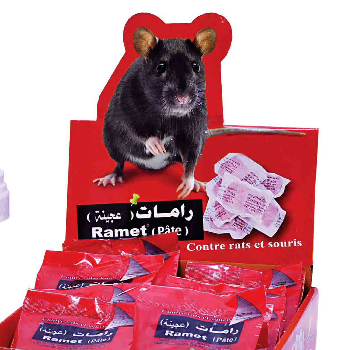 RAMET Pâte LTH – présentoir de sachets 100 g, conditionnement groupé photographié dans le catalogue – SQES Tunisie