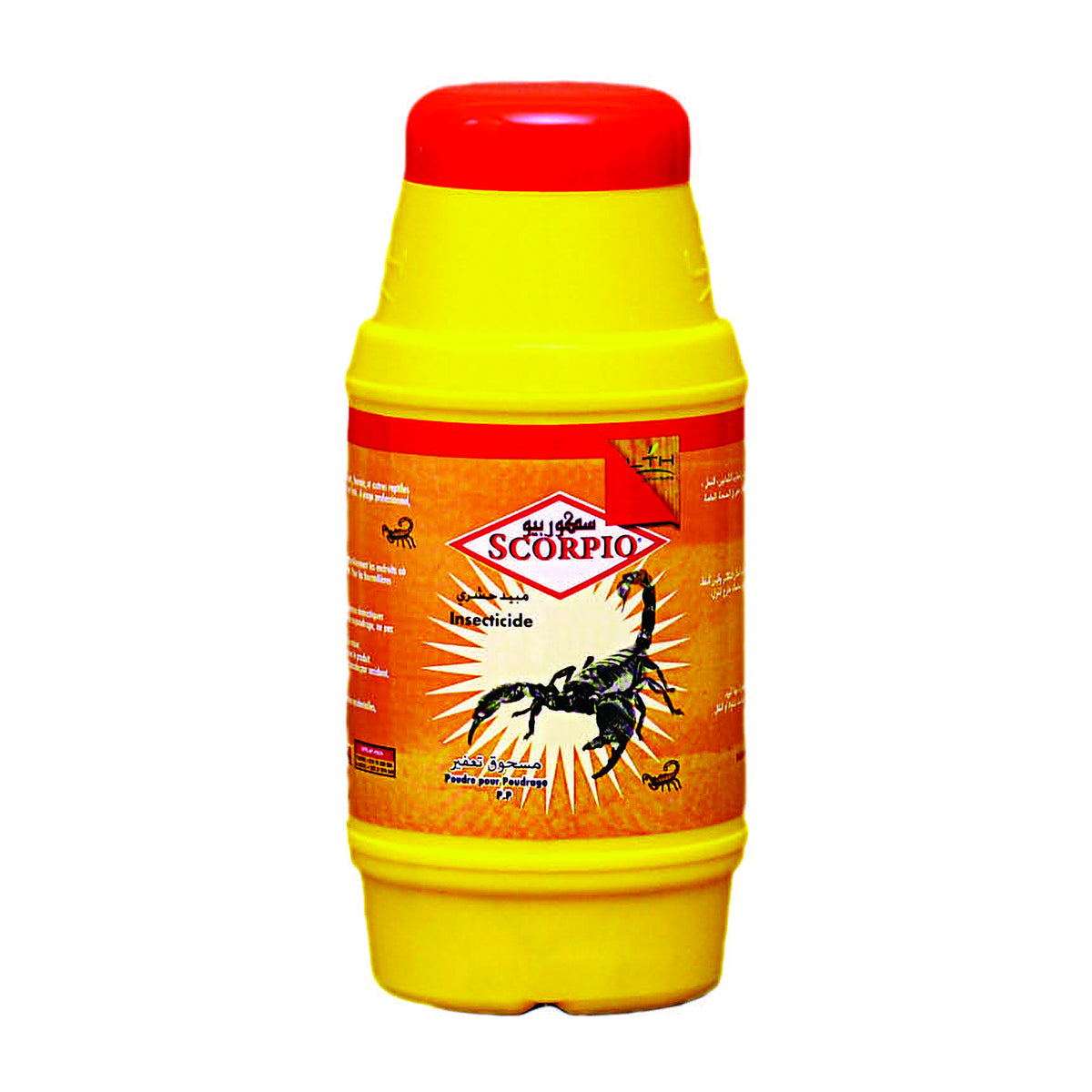 SCORPIO PP LTH insecticide en poudre 120 g – photographie du produit du catalogue LTH, fond blanc – SQES Tunisie