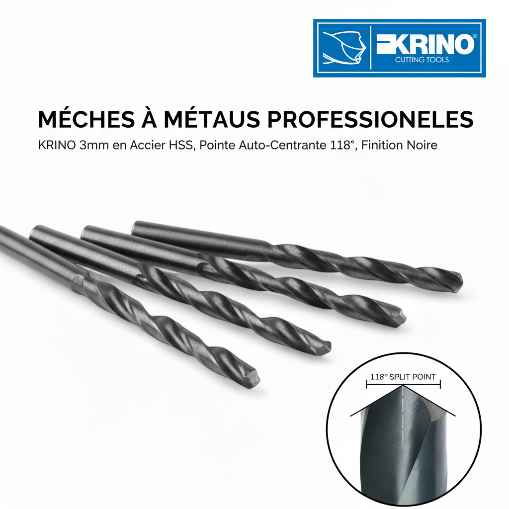 Mèche Métal KRINO 3mm