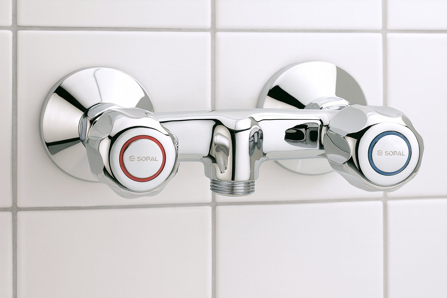 Mélangeur Salakta douche installé