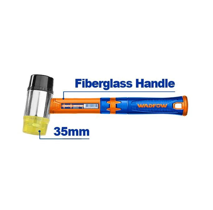 Maillet Caoutchouc Ø35 mm – Manche Fibre WHM7305 - SQES