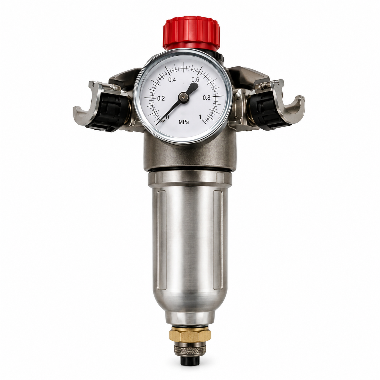 Mano-détendeur PIANA disponible en 12 bar pour 100/200 L et 16 bar pour 500 L. Accessoire pour compresseur et air comprimé chez SQES Tunisie.