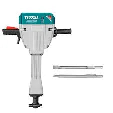 Marteau Piqueur TOTAL TH220502 2200W 75J 30kg Mandrin HEX Anti-Vibration Démolition BTP 2 Burins — SQES Tunisie
