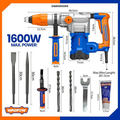 Marteau perforateur - Sds Max - 1600 W - SQES