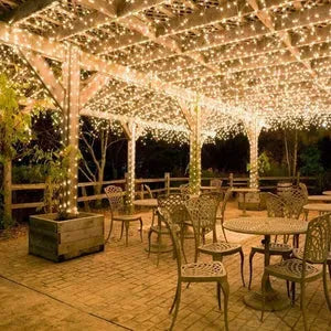 Guirlande De Fête Lumineuse Décorative - 20 M - Jaune - SQES