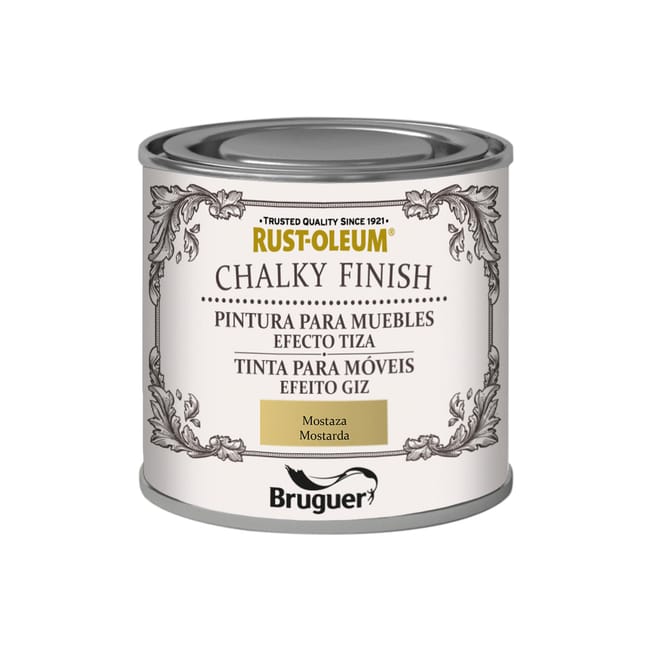 Peinture à la Craie Rust-Oleum Chalky Finish 125ml Moutarde - Patinage