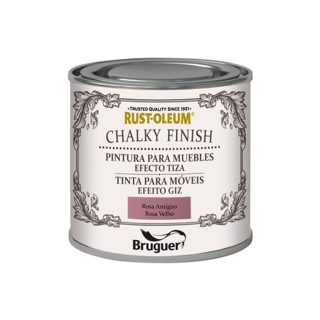 Peinture à la Craie Rust-Oleum Chalky Finish 125ml - Patinage - Rose