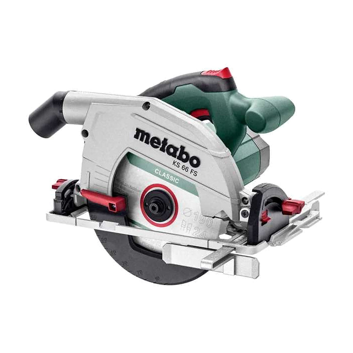 Scie circulaire METABO KS 66 FS, réf. 601066000, photo réelle fond blanc 1254 × 1254 – SQES Tunisie
