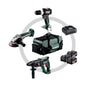 Combo METABO 3 outils sans fil avec sac et batteries, référence 685212000 – photographie réelle du produit et accessoires, fond blanc 1254 × 1254 px, SQES Tunisie