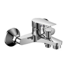 Mitigeur bain douche chrome mural FRAMO E500 – design compact, contrôle précis température et débit, résistant corrosion, fabrication italienne premium
