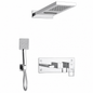 SOPAL Mitigeur Bain/Douche Encastré 3 Sorties Pommeau de Douche Mural Série ZAGHOUAN Réf. 06FVA04 — Inverseur Automatique Verrouillable, Water Saving, Air Power, Energy Saving, Cartouche Céramique Ø35mm, Laiton Chrome, Garantie 5 Ans, Made in Tunisia | SQES Tunisie
