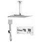 SOPAL Mitigeur Bain/Douche Encastré 3 Sorties Rain Shower Plafonnier Série ZAGHOUAN Réf. 06G0A04 — Inverseur Automatique Verrouillable, Water Saving, Air Power, Energy Saving, Cartouche Céramique Ø35mm, Laiton Chrome, Garantie 5 Ans, Made in Tunisia | SQES Tunisie
