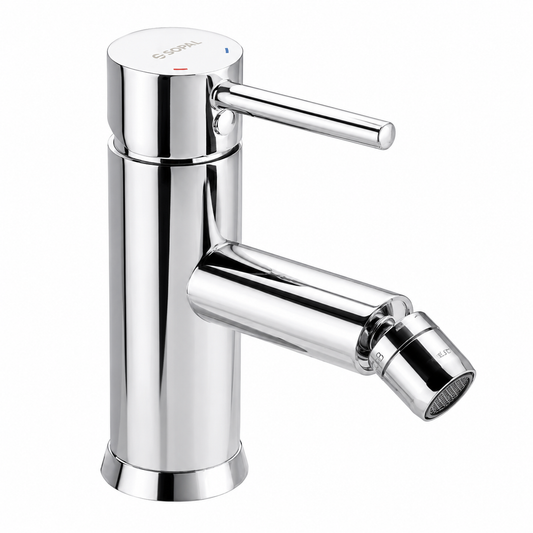 SOPAL Mitigeur de Vasque Long Série Zaghouan Réf. 06EZA04 — Bec Cascade en U, Cartouche Céramique Ø35mm Water Saving, Chromé NF EN ISO 1456, Laiton, Idéal Vasque à Poser, Garantie 5 Ans, Made in Tunisia | SQES Tunisie

