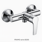 Mitigeur douche chrome sans set série B200 FRAMO – cartouche céramique, anti-calcaire, installation murale flexible, fabrication italienne premium
