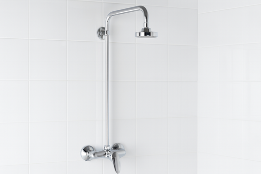 Mitigeur douche Kerkennah avec colonne installé