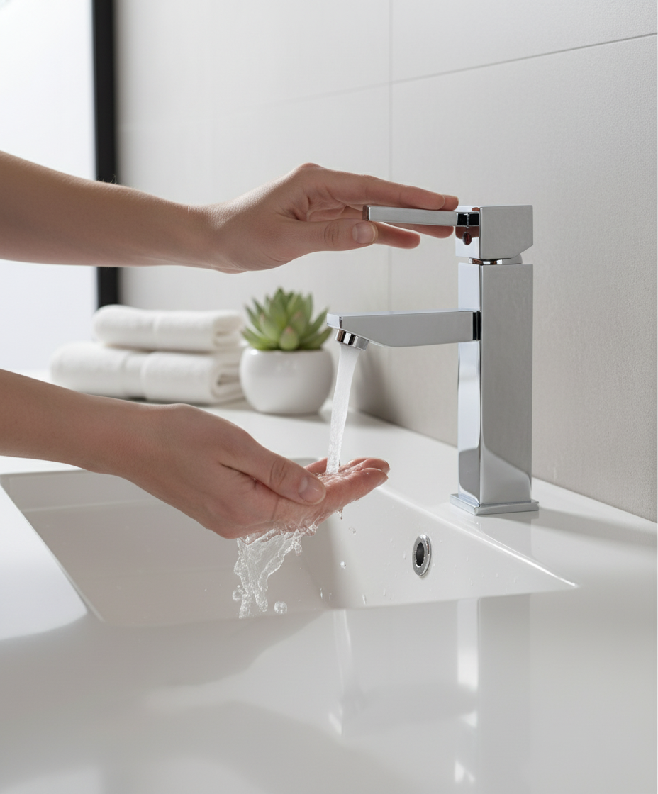 Mitigeur Fabia Milan en utilisation