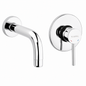 SOPAL Mitigeur de Lavabo Encastré Série Bizerte Réf. 06B4A04 — Bec Orientable 270°, Air Power, Energy Saving, Water Saving, Cartouche Céramique Ø35mm, Chromé NF EN ISO 1456, Laiton, Installation Murale Discrète, Garantie 5 Ans, Made in Tunisia | SQES Tunisie
