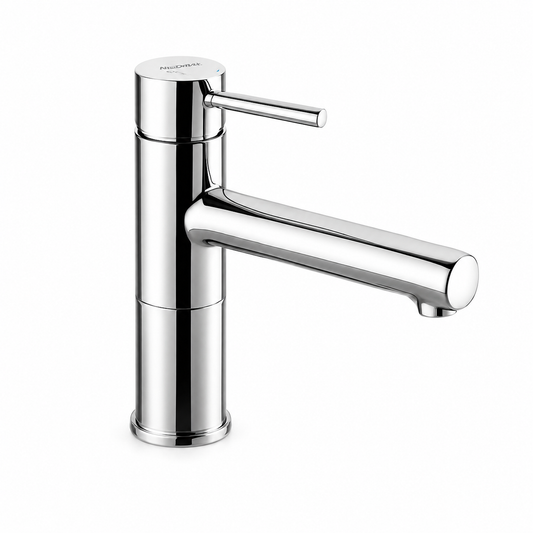 Mitigeur de Lavabo Long SOPAL Série Bizerte 06CQA04 — Cartouche Céramique Ø35mm Bec Long Chromé NF EN ISO 1456 | SQES Tunisie
