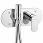 SOPAL Mitigeur de Toilette Encastré Série Sfax Réf. 06CJA04 — Installation Encastrée Discrète, Cartouche Céramique Ø35mm Water Saving, Chromé NF EN ISO 1456, Laiton, Monocommande, Flexibles Souples Sertis d'Usine, Garantie 5 Ans, Made in Tunisia | SQES Tunisie
