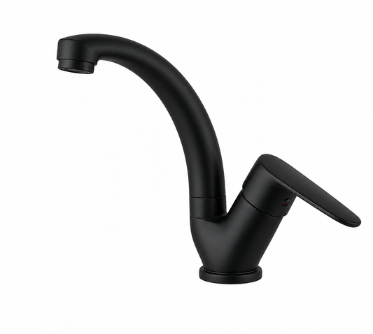 Mitigeur Évier FRAMO M 520 Noir Mat – Robinetterie Italienne Premium