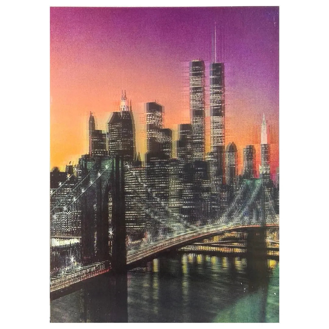 Tableau NEW YORK 23.5cm x 17cm effet 3D - SQES