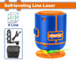 Niveau Laser WADFOW WLE1M04 — 30m 4 Lignes Vert 360° Précision ±1.5mm Base Magnétique Batterie Li-Ion Construction Rénovation Décoration | SQES Tunisie
