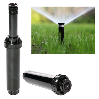 Arroseur d’irrigation noir avec buse verte, pour arrosage précis de jardin et pelouse – Disponible en Tunisie au meilleur prix.