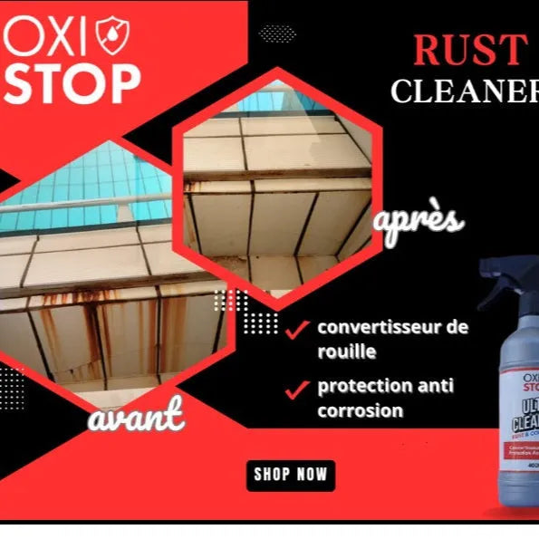 Oxi stop - Désoxydant Convertisseur de rouilles - Nettoyant tous surface - 400 ML - SQES