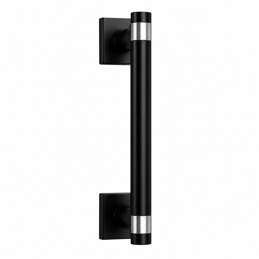 ÖZEN Bâton Maréchal DEM Rond 30 cm – Noir / Noir-Fumé – Poignée de Tirage | SQES Tunisie
