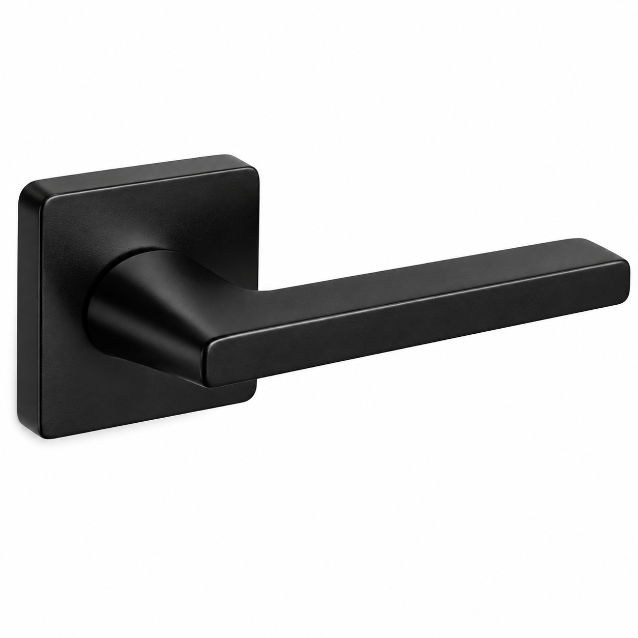 ÖZEN Ensemble Béquille STATE Carré – Noir  – PT GT WC – Poignée de Porte | SQES Tunisie
