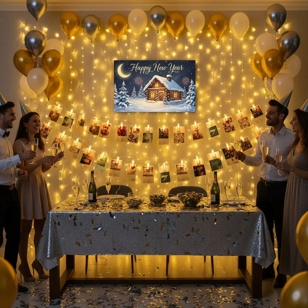 Pack Nouvel An avec ballons - Ambiance fête