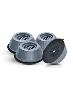 Pied Anti Vibration Machine a Laver Patins, Coussinets de Machine à Laver, Pieds de Machine à Laver, set de 4 Amortisseurs Anti-Vibrations - SQES