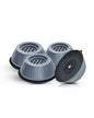 Pied Anti Vibration Machine a Laver Patins, Coussinets de Machine à Laver, Pieds de Machine à Laver, set de 4 Amortisseurs Anti-Vibrations - SQES