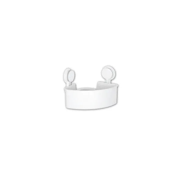 Etagère Douche d'Angle Ventouse sans Perçage - BLANC - SQES