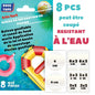 Kit patch réparation Boss Tape 8 pièces – piscines gonflables, chambres à