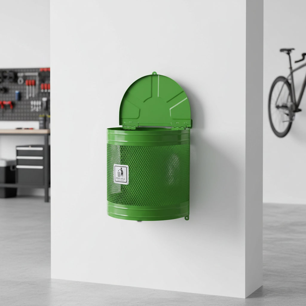 Photo produit poubelle murale garage