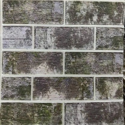 Lot de 10 Panneaux Mural Adhésif - Imitation pierre naturelle 3D - 35*35*0.8 cm (N°05) - SQES