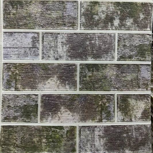 Lot de 10 Panneaux Mural Adhésif - Imitation pierre naturelle 3D - 35*35*0.8 cm (N°05) - SQES