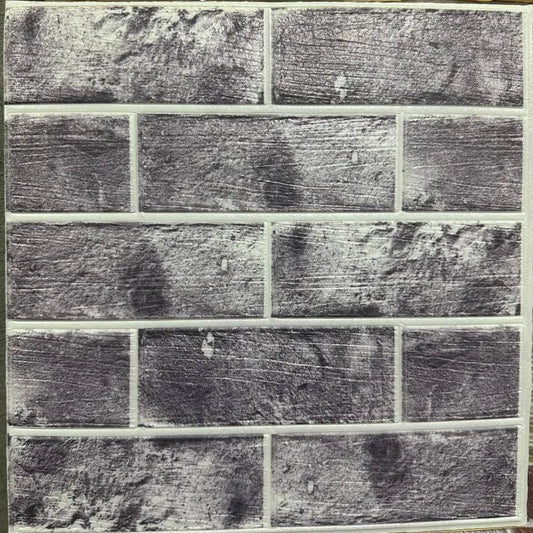 Lot de 10 Panneaux Mural Adhésif - Imitation pierre naturelle 3D - 35*35*0.8 cm (N°15) - SQES