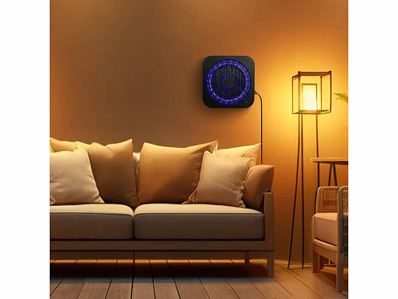 Piège à insectes mural UV 12 W GM-40LC noir