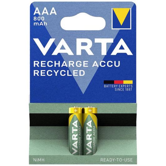 2 piles rechargeables AAA 800 mAh 1.2V – performance durable à prix abordable chez SQES Tunisie