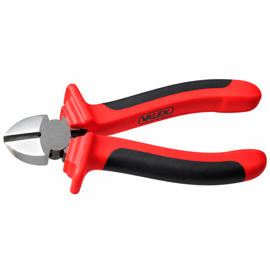 Pince coupante diagonale VALEX 1462848 de 160 mm, corps acier, tête polie et poignée ergonomique bimatière pour atelier et maintenance.